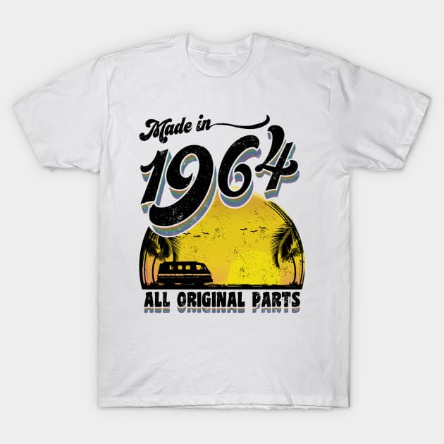 Made in 1964 All Original Parts T-Shirt by KsuAnn